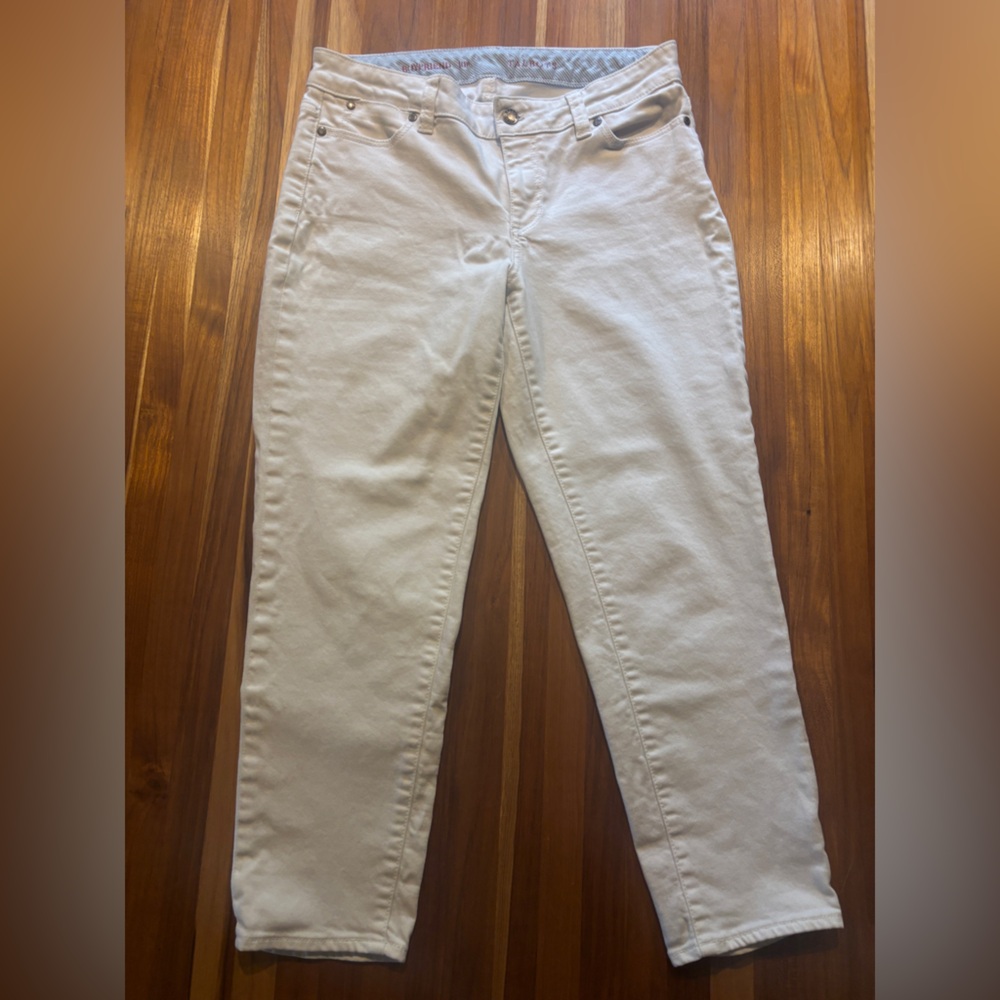 Talbots White Ankle Pants Jeans
